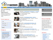 Tablet Screenshot of indoapartments.com